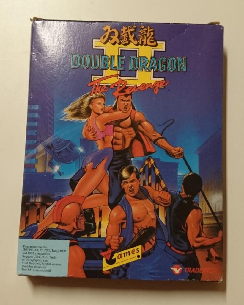 Jaquette du jeu Double Dragon II: The Revenge, édition Tradewest pour compatibles IBM