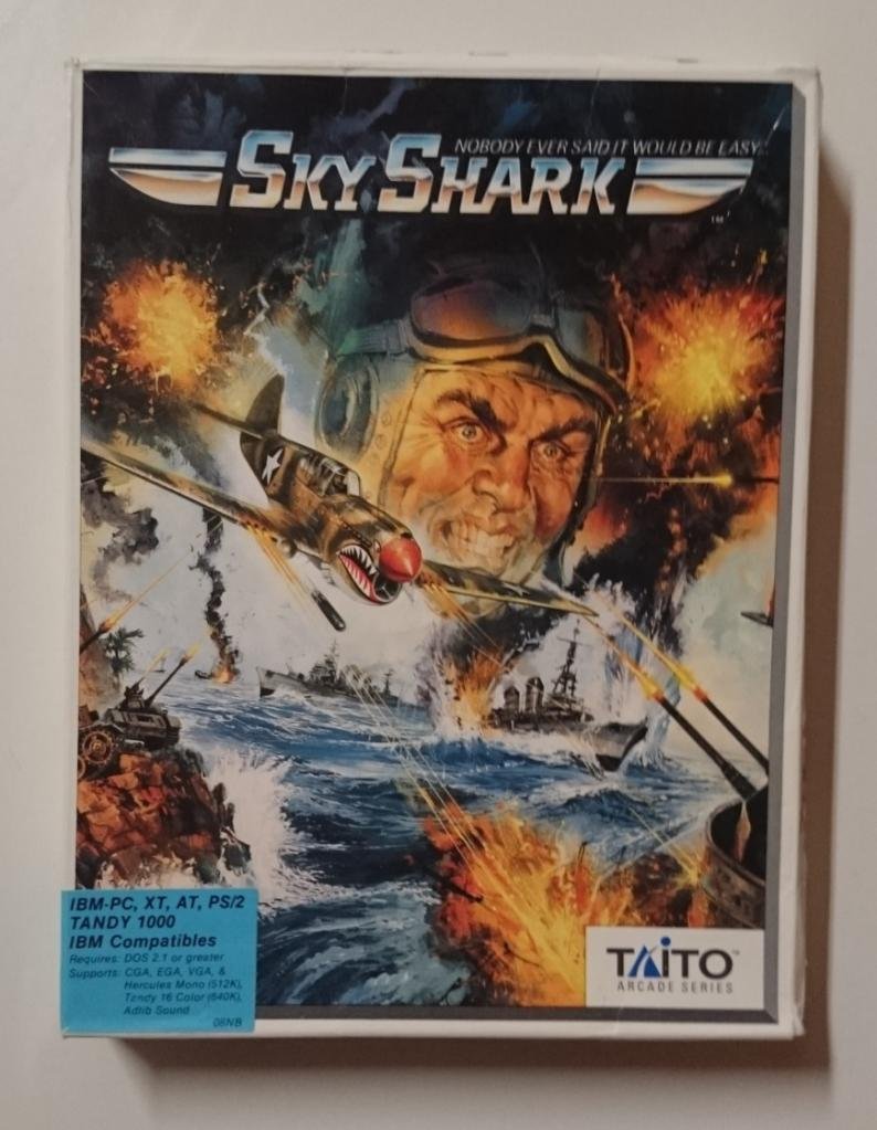 Jaquette du jeu Sky Shark, édition Taito Arcade Series pour compatibles IBM
