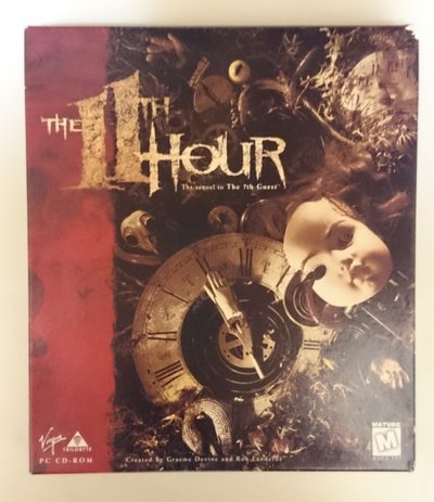 Jaquette du jeu The 11th Hour, édition Virgin Interactive, suite de The 7th Guest