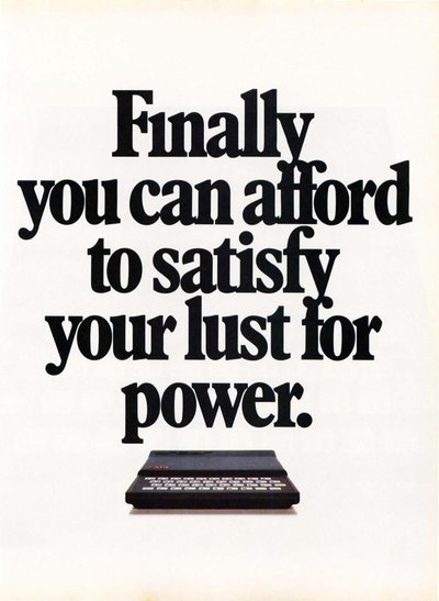 Publicité d'époque pour le Sinclair ZX81 publiée dans le magazine BYTE en 1982